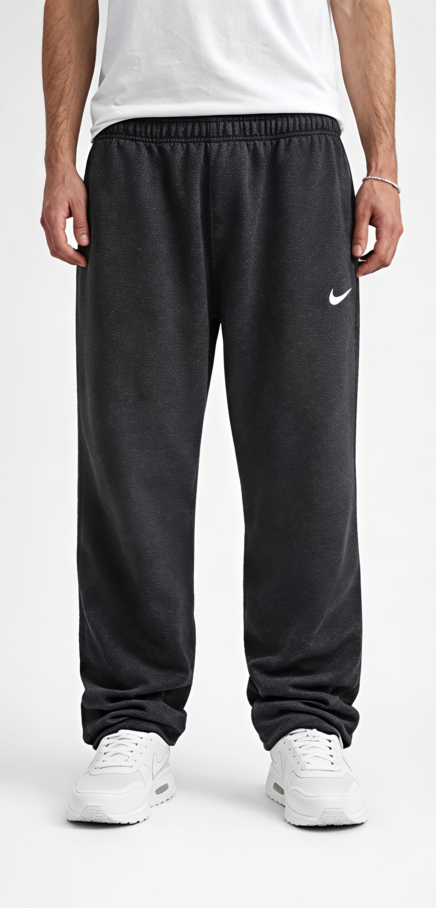 Charcoal Grey Fleece Joggers – Relaxed Fit