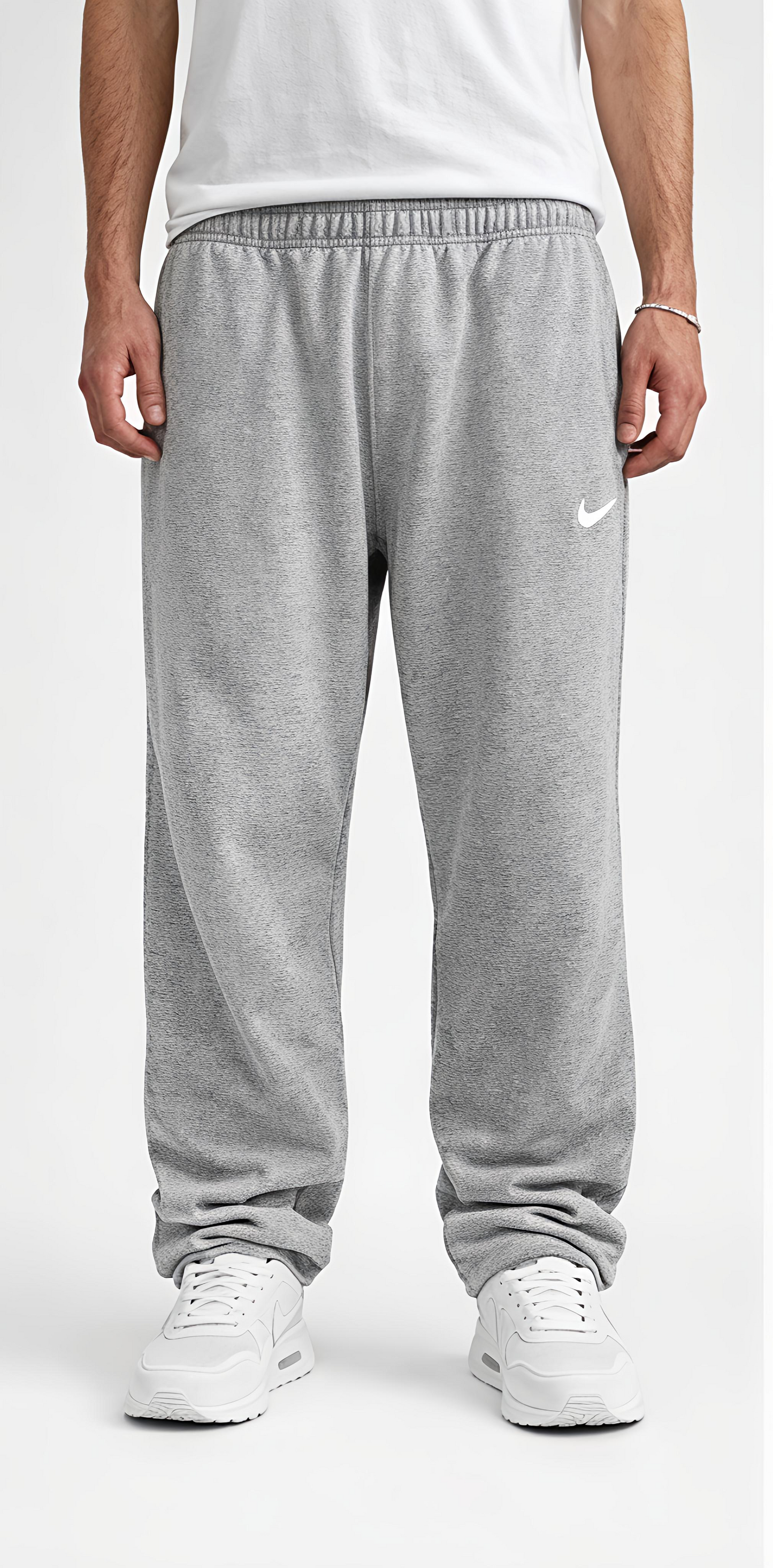 Grey Fleece Joggers – Relaxed Fit