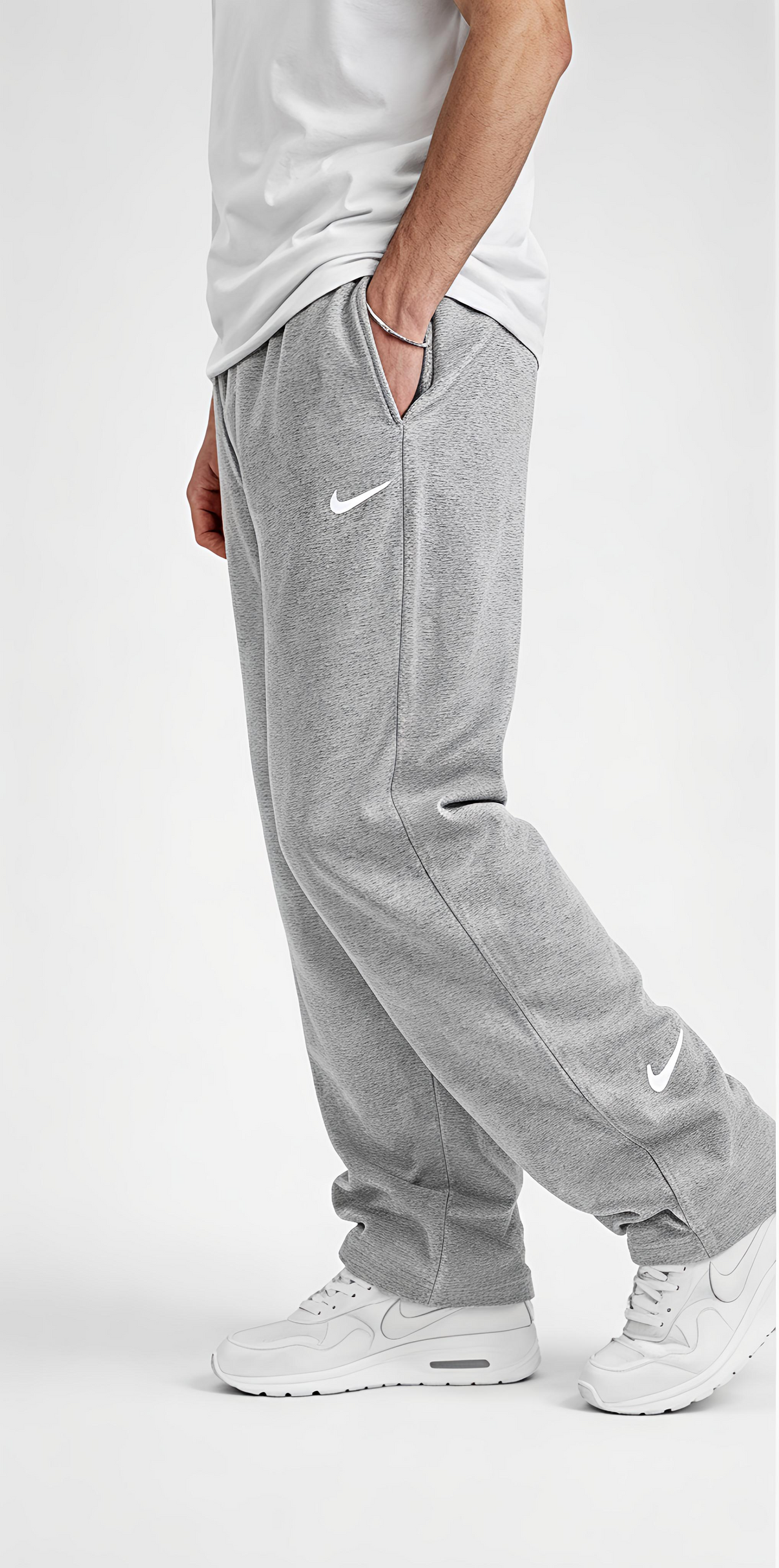 Baggy Joggers – White, Grey, Black & Sky Blue | Buy 3 Get 1 Free Combo